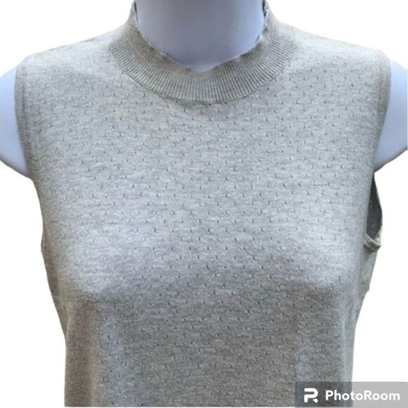 KENNETH Cole neck rib-knit tank top size XS - Picture 2 of 4